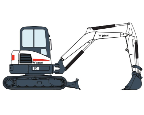 Bobcat Kompaktminibagger E50