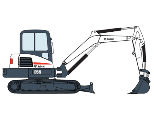 Bobcat Kompaktminibagger E55