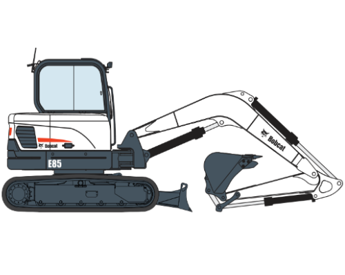 Bobcat Kompaktbagger E85