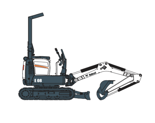 Bobcat Kompaktminibagger E08