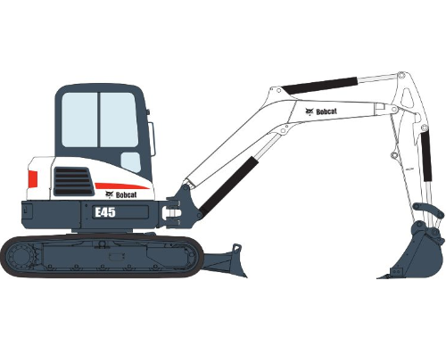 Bobcat Kompaktminibagger E45