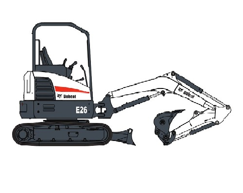 Bobcat Kompaktminibagger E26