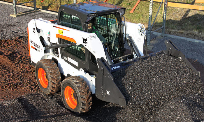 Bobcat S510 für Arbeiten auf der Baustelle